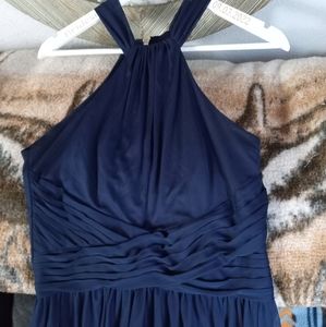 Size 10 Navy Blue David's Bridal Bridesmaid Dress